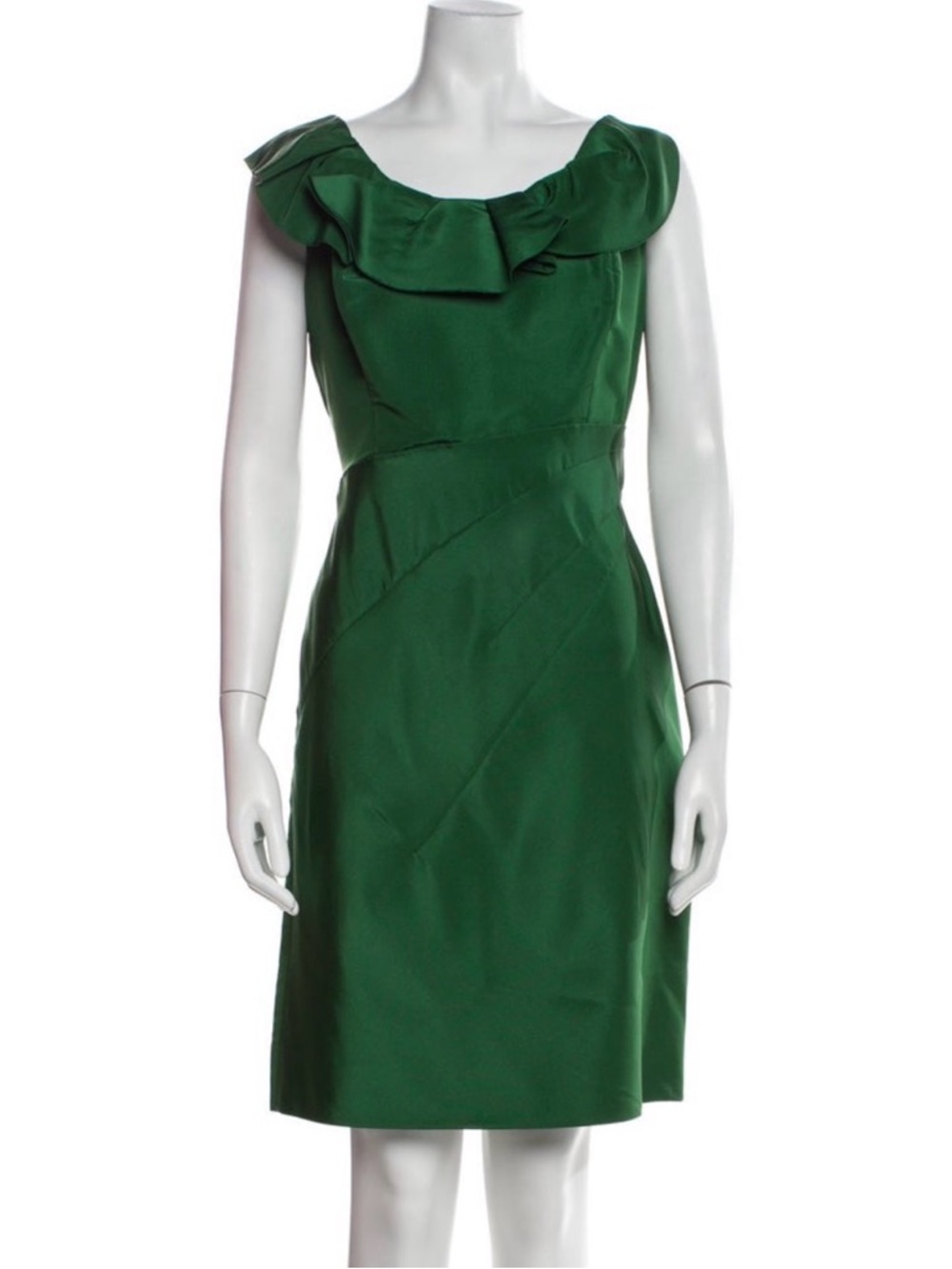 100% Silk Emerald Dress